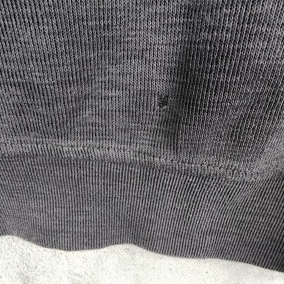 Mens Gray Van Heusen Pullover Sweater 1/4 Zip Long Sleeve Mock Neck Size XL - Picture 11 of 12